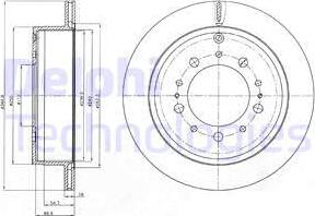 Delphi BG4275 - Kočioni disk www.molydon.hr