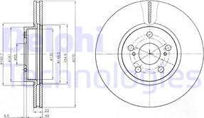 Delphi BG4277 - Kočioni disk www.molydon.hr