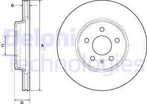 Delphi BG4799C - Kočioni disk www.molydon.hr