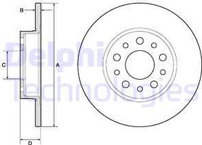 Delphi BG4798C-18B1 - Kočioni disk www.molydon.hr