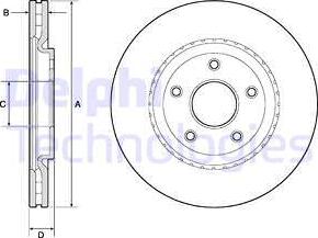 Delphi BG4759C - Kočioni disk www.molydon.hr