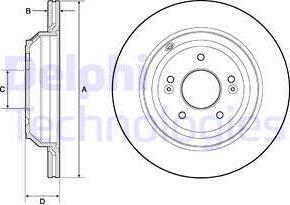 Delphi BG4756C - Kočioni disk www.molydon.hr