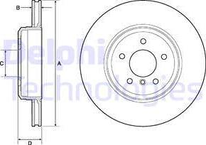 Delphi BG4753C - Kočioni disk www.molydon.hr