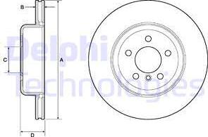 Delphi BG4752C - Kočioni disk www.molydon.hr