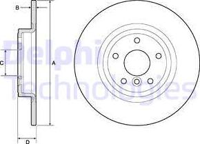 Delphi BG4766C - Kočioni disk www.molydon.hr