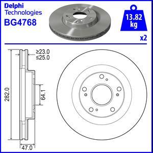 Delphi BG4768 - Kočioni disk www.molydon.hr