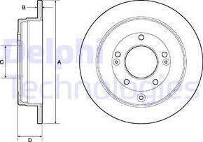 Delphi BG4767C - Kočioni disk www.molydon.hr