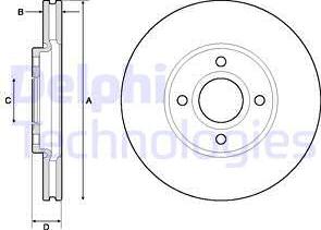 Delphi BG4715C-18B1 - Kočioni disk www.molydon.hr