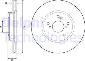 Delphi BG4785C - Kočioni disk www.molydon.hr