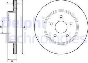 Delphi BG4779C - Kočioni disk www.molydon.hr