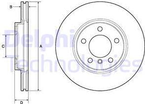 Delphi BG4771C - Kočioni disk www.molydon.hr