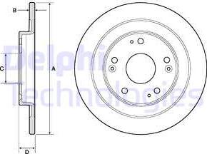 Delphi BG4773C - Kočioni disk www.molydon.hr