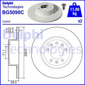 Delphi BG5090C - Kočioni disk www.molydon.hr