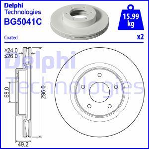 Delphi BG5041C - Kočioni disk www.molydon.hr