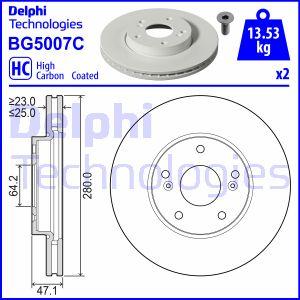 Delphi BG5007C - Kočioni disk www.molydon.hr