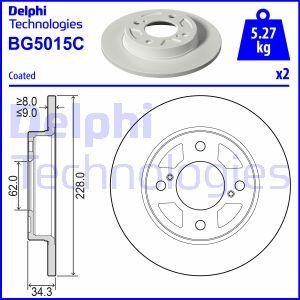 Delphi BG5015C - Kočioni disk www.molydon.hr