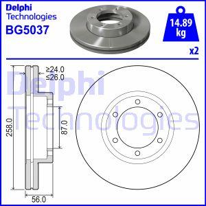 Delphi BG5037 - Kočioni disk www.molydon.hr