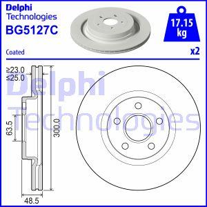 Delphi BG5127C - Kočioni disk www.molydon.hr