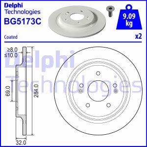 Delphi BG5173C - Kočioni disk www.molydon.hr