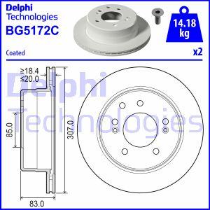 Delphi BG5172C - Kočioni disk www.molydon.hr