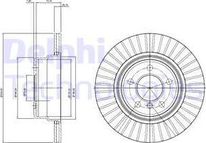 Delphi BG3999 - Kočioni disk www.molydon.hr