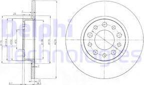 Delphi BG3994 - Kočioni disk www.molydon.hr