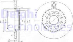 Delphi BG3995 - Kočioni disk www.molydon.hr