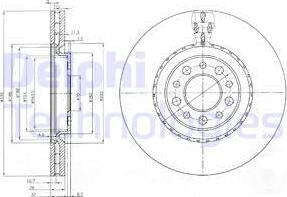 Delphi BG3993 - Kočioni disk www.molydon.hr