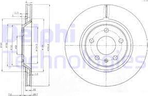 Delphi BG3997 - Kočioni disk www.molydon.hr