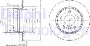 Delphi BG3940 - Kočioni disk www.molydon.hr