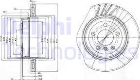 Delphi BG3943 - Kočioni disk www.molydon.hr