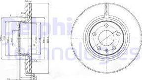 Delphi BG3942-C - Kočioni disk www.molydon.hr