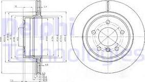 Delphi BG3947 - Kočioni disk www.molydon.hr