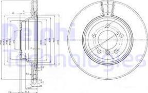 Delphi BG3959 - Kočioni disk www.molydon.hr