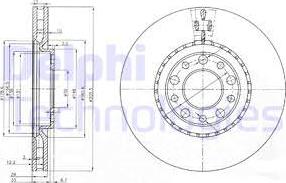 Delphi BG3951 - Kočioni disk www.molydon.hr