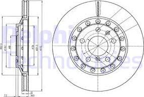 Delphi BG3958 - Kočioni disk www.molydon.hr