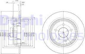 Delphi BG3969 - Kočioni disk www.molydon.hr