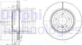 Delphi BG3961 - Kočioni disk www.molydon.hr