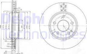 Delphi BG3909 - Kočioni disk www.molydon.hr