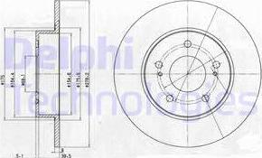 Delphi BG3904 - Kočioni disk www.molydon.hr