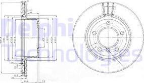 Delphi BG3900 - Kočioni disk www.molydon.hr