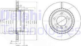 Delphi BG3901C-19B1 - Kočioni disk www.molydon.hr