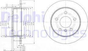 Delphi BG3910C-18B1 - Kočioni disk www.molydon.hr