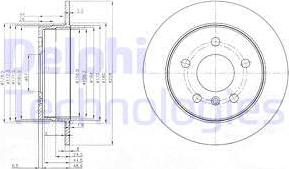 Delphi BG3910 - Kočioni disk www.molydon.hr