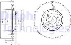 Delphi BG3989C - Kočioni disk www.molydon.hr