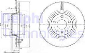 Delphi BG3939-C - Kočioni disk www.molydon.hr