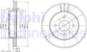 Delphi BG3932 - Kočioni disk www.molydon.hr