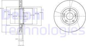 Delphi BG3924 - Kočioni disk www.molydon.hr