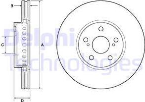 Delphi BG3921 - Kočioni disk www.molydon.hr