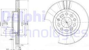 Delphi BG3928 - Kočioni disk www.molydon.hr